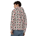thumbnail image 4 of Honeii Christmas Cat Print Hoodies for Men, Pullover & Full Zip, Breathable Zip up Hoodie, Sweatshirt-Small, 4 of 5