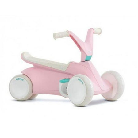 BERG Toys GO2 2-in-1 Toddler Push and Pedal Small Go-Kart Ride On Toy, Pink