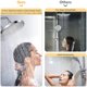 thumbnail image 5 of Yuarrent Cabezal de ducha de lluvia montado en la pared de 6 pulgadas, cabezal de ducha de alta presión galvanoplastia con rótula giratoria de Metal Juegos de accesorios de baño No.1 Yuarrent HA026760-01, 5 of 6