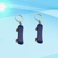 thumbnail image 3 of 2Pcs Skateboard Shape Keychain Creative Keyring Key Holder Ring Decoration Gift Hanging Ornament for Car Bag (Blue), 3 of 8