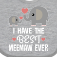 thumbnail image 4 of Inktastic Best Meemaw Ever Grandkids Gift Boys or Girls Baby Bib, 4 of 4