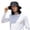 1-Black4086, variant on XIAOCHA Mens Solid Boonie Hat Neck‑Flap Bucket Hat Hiking Headwear,BU2