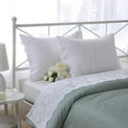 thumbnail image 6 of White Hollowed Out Lace Battenburg Lace Flat Sheet 100% Cotton Top Sheet Twin or Twin XL Size 1 Piece, 6 of 9