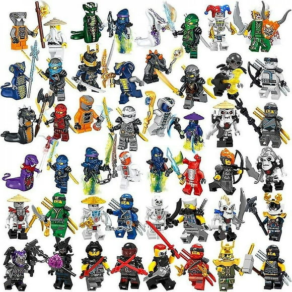 36 Phantom Ninja Characters Collection With Weapon Children Assembled Building Block Minifigure Toys