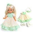 thumbnail image 2 of Muñeca Princesa de Vinilo 14 Pulgadas Yotijar Conjunto de Vestidos Blancos, 2 of 10