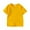 Yellow, variant on LNMQLPDBS Summer Tops for Kids Solid Color Crewneck T Shirt Short Sleeve Loose Drop Shoulder Basic Layering Tees 4 Year Old Girl Birthday Gifts Toddler Girls Boys Clothes Yellow 4-5 Years