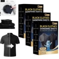 thumbnail image 1 of Black Fabric Dye Sheets 2-Pack - Laundry Color Restorer for Faded Blacks, 1 of 8