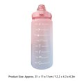 thumbnail image 4 of Botella de Agua Deportiva ANGGREK con Pajita A Prueba de Fugas 2000 ml Abierta con Un Clic Para Ciclismo Y Correr, 4 of 7