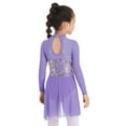 thumbnail image 2 of iiniim Girls Ballet Dance Dress Lyrical Ballerina Irregular Skirts Gymnastics Leotard Ballroom Dancewear Dancing Costume, 2 of 7