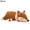 Brown, variant on Anvazise Cute Simulation Fox Soft Stuffed Plush Toy Sleeping Doll Home Pillow Red 60cm