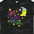 thumbnail image 4 of Inktastic Twinkle, Twinkle, Little Star with Yellow Moon in Night Cap Boys or Girls Toddler T-Shirt, 4 of 5