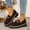 #0082-Brown, variant on Xucatan Womens Lug Sole Platform Mid Chunky Heel Loafers Classic Round Toe Slip On Office Uniform Oxfords Shoes with Metal Chain Gift