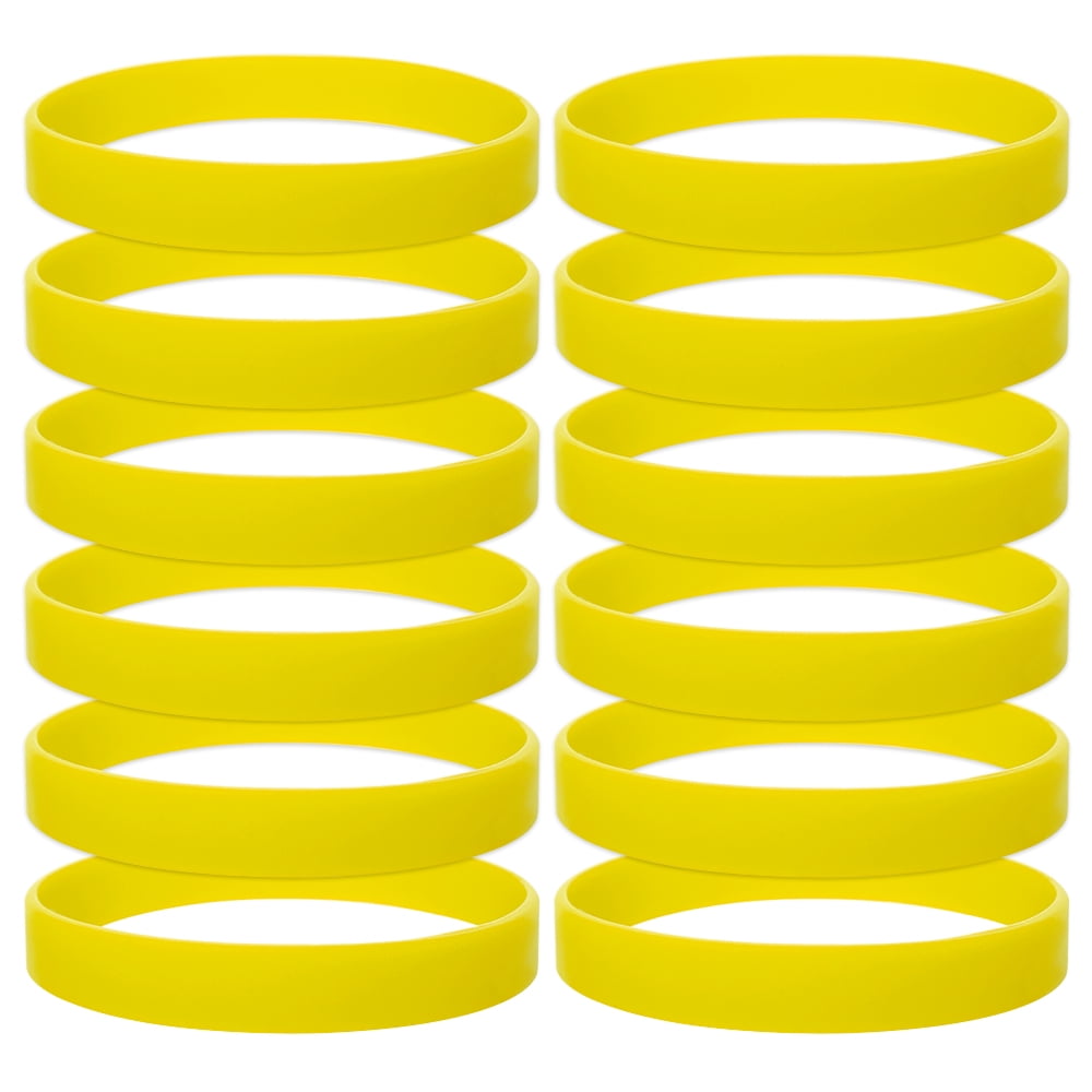 US Toy 153484 Yellow Rubber Spirit Bracelets for sale online 