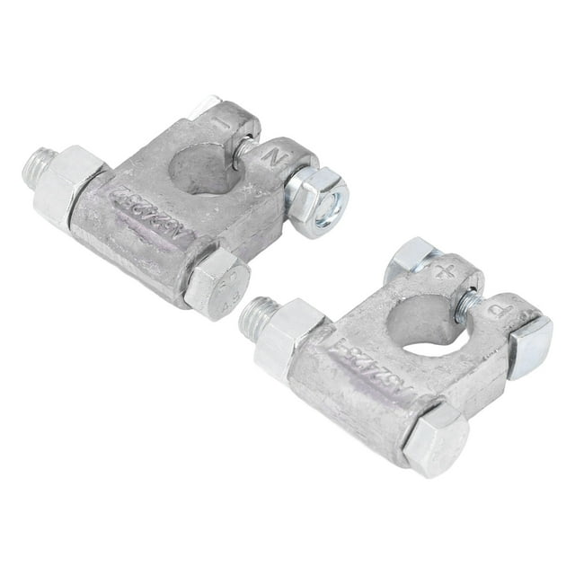 BOROCO, 2 uds, Kit de terminales de plomo de batería, Terminal de batería de alta resistencia, poste superior, piezas de automóviles, Universal para coche, camión, RV
