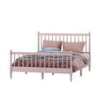 thumbnail image 5 of Llinc Store Queen Size Wood Platform Bed Frame with Gourd Shaped Headboard And Footboard, 5 of 8
