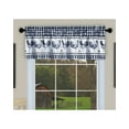 thumbnail image 4 of Achim Barnyard Window Curtain Valance, 58 x 14, Navy, 4 of 6