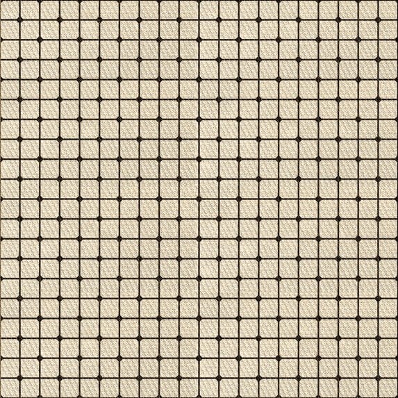 Ahgly Company Machine Washable Indoor Square Transitional Moccasin Beige Area Rugs, 6' Square