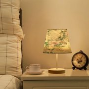 BZSMCE Table Lamp Creative Soft Blossom Elegance Pattern Simple Pattern Night Light