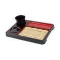 thumbnail image 3 of Bandeja de fideos Soba Soba Udon Noodle Plate Snacks Plate Platter Food Dish Plate Sushi Serving Serving para el hogar Comercial, 3 of 9