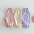 thumbnail image 4 of KAUOD Toddler Girls Bowknot Pants Elastics Waist Harem Bloomers Trousers Girls Summer Cotton Casual Lounge Long Pants, 4 of 8