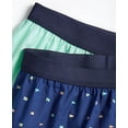 thumbnail image 2 of Club Room Men's 2-Pk. Nautical Flag & Solid Boxer Shorts Navy/Bay 2XL, 2 of 3