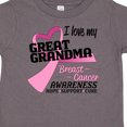 thumbnail image 4 of Inktastic I Love My Great Grandma- Breast Cancer Awareness- Hope, Support, Love Boys or Girls Toddler T-Shirt, 4 of 5