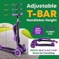 thumbnail image 3 of Ruedas LED plegables Kick Scooter Lifemaster para niños, 3 of 3