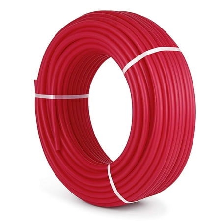 Id Pex Tube - BestEquip 1/2 Inch PEX Tubing Potable Water Tube 300 FT PEX-B Plumbing Pipe Non-Barrier Radiant Heating Pex Coil for Water Plumbing Open Loop Hydronic Heating Systems
