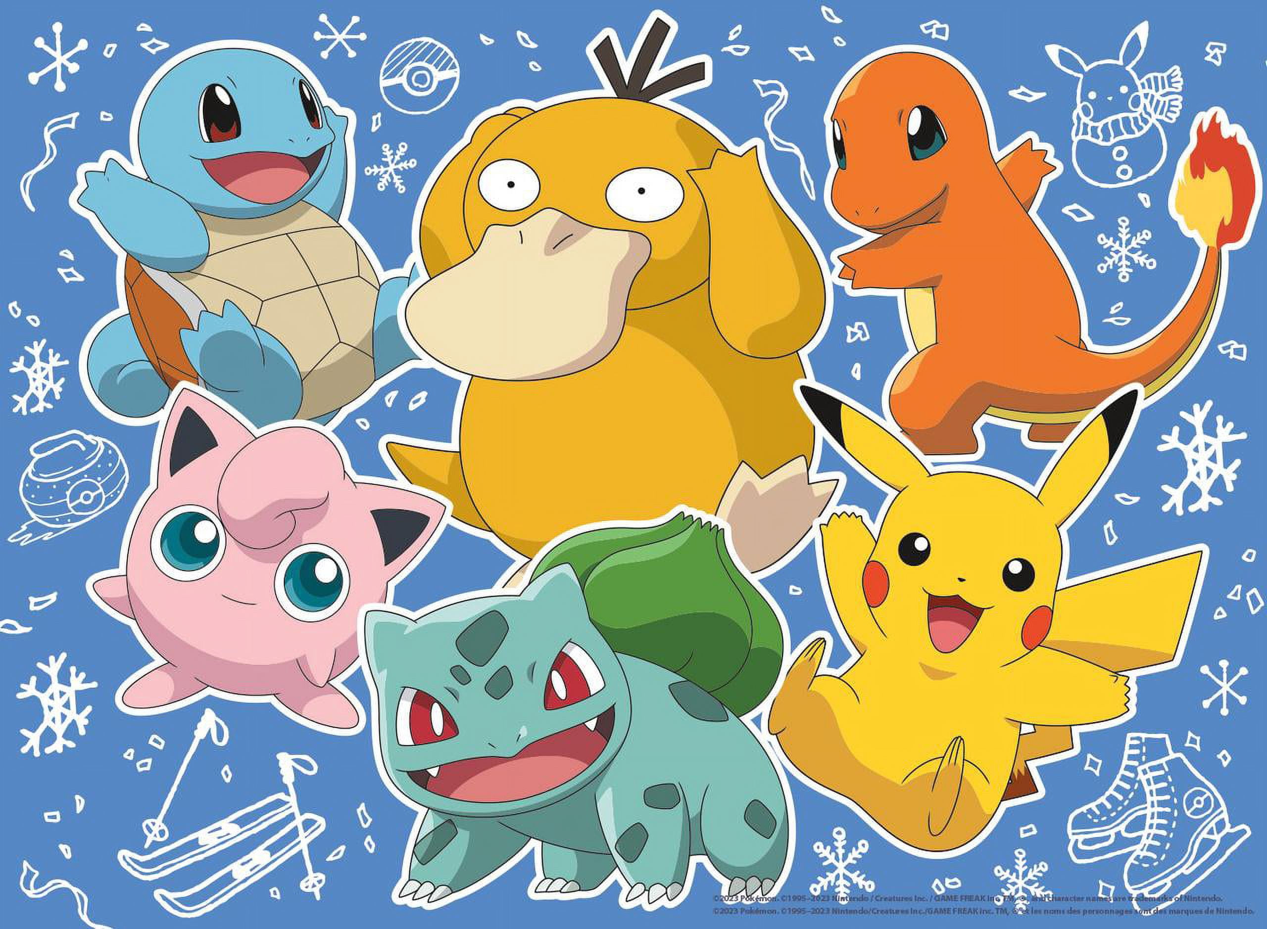 Buffalo Games 100-Piece Pokemon Kanto Holiday Interlocking Jigsaw Puzzle