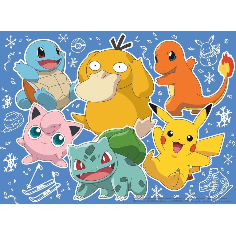 Buffalo Games 100-Piece Pokemon Kanto Holiday Interlocking Jigsaw
