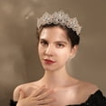 thumbnail image 5 of Corona de diamantes de imitación Sppry para princesa nupcial y mujer en el concurso de cumpleaños de boda, regalo navideño para mujer, 5 of 5
