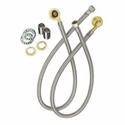 Krowne Series E-Z Install Flexible Water Line Kit in Stainless Steel - 21-445L