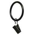 thumbnail image 4 of jesticaly 10 Pcs Rustproof Curtain Rings Home Decoration Shower Curtain Rings Clamps Drapery Clips Bath Curtain Rod Clips Window Accessoy Black 3.5mm*25mm 1Set, 4 of 6