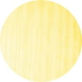 thumbnail image 1 of Ahgly Company Machine Washable Indoor Round Solid Yellow Modern Area Rugs, 6' Round, 1 of 4