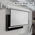 thumbnail image 4 of Support Mural pour Écran de Projecteur, Supports en L Innovants pour un Placement Optimal, Solution Effet Keystone, Acier de Qualité Assure Durabilité, Support pour Diverses Tailles et Types d'Écran, 4 of 5