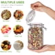 thumbnail image 4 of BESTONZON - 2 recipientes herméticos para almacenar alimentos (1,5 l), con junta de silicona y tapa de clip para salsas, bebidas, té, dulces, arroz y mijo., 4 of 4