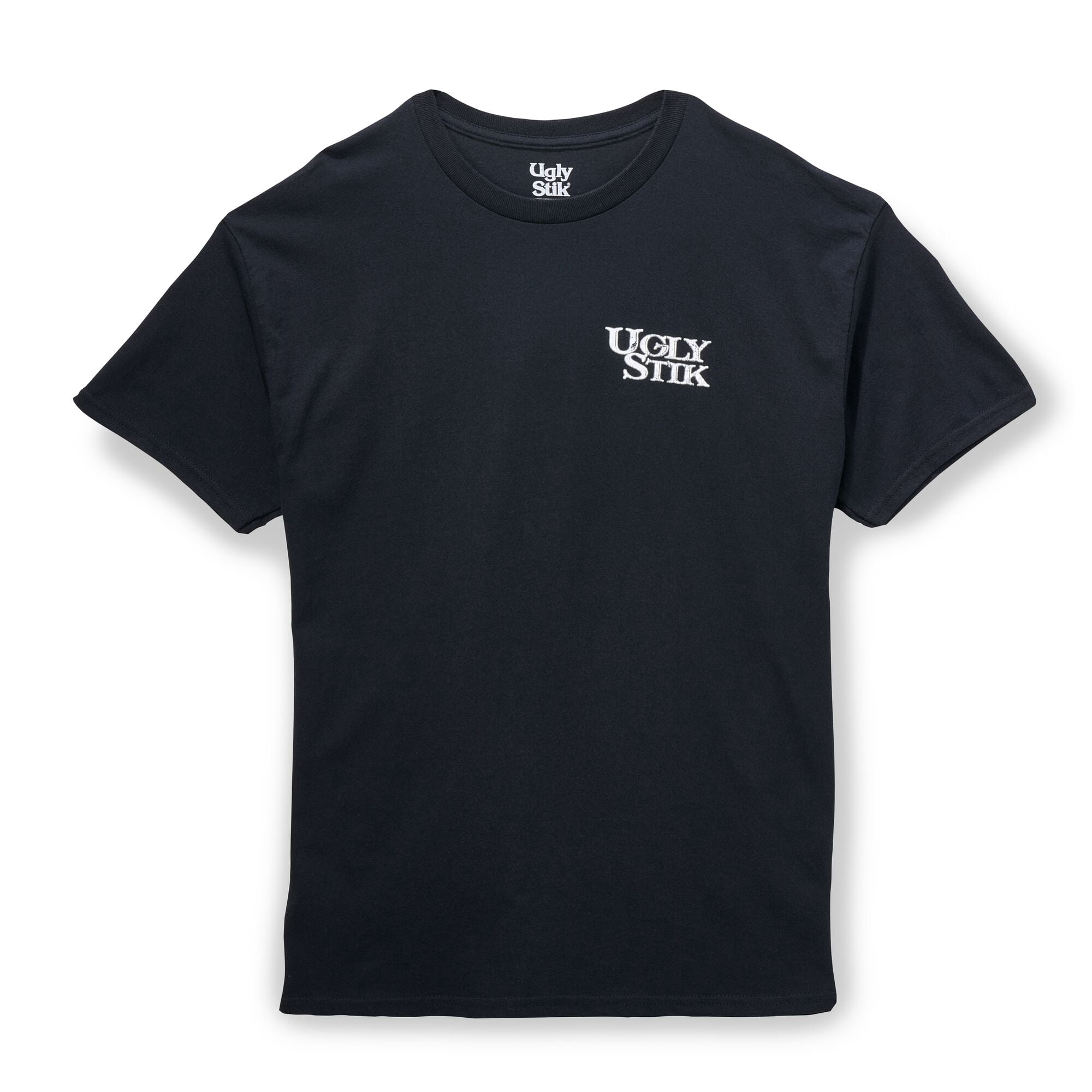 Ugly Stik 00's Logo T-Shirt, Size L (Black)