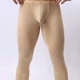 thumbnail image 3 of Pantalones moldeadores para hombre, sólidos, transpirables, absorbentes del sudor, térmicos, de fitness, de alta elasticidad, para yoga, largos, de licra., 3 of 3