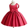 thumbnail image 6 of Flower Baby Girl Dress Wedding Bowknot Pageant Birthday Party Prom Gown, 12M-5T, 6 of 7