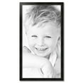 thumbnail image 2 of ArtToFrames 24" x 45" Honors Black with Silver Picture Frame, 24x45 inch Black Wood Poster Frame (WOM-5157), 2 of 7