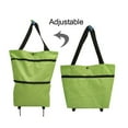 thumbnail image 5 of Oiur Shopping Cart with Wheels Tug Foldable Grocery Carts Supermarket Tug Bag Portable Oxford Cloth Pull Rod Push Bag Utility Cart 1pc, 5 of 8