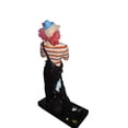 thumbnail image 2 of Nifao Standing clown with flowers - Bronze Statue – Home Office Decor Sculpture, 21"L x 10.5"W x 38"H, 2 of 12