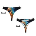 thumbnail image 3 of Balery Yellow Fish Seahorse Tangas de Algodón para Mujer con Estampado – Ropa Interior Sexy, Transpirable, G-string-3X-Large, 3 of 6