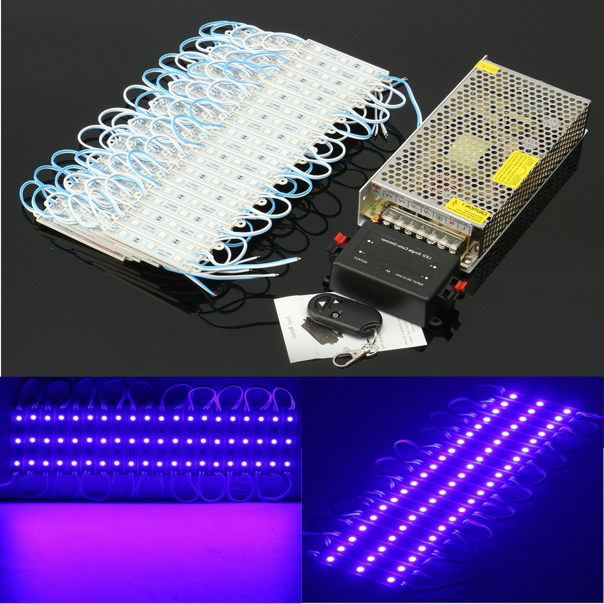 50ft 100x3 Powers Led Module Strip Lights Front Window Sign 50ft 100x3 Powers Led Module Strip Lights Front Window Sign Decor Makeup Vanity Mirror Door Lamp Adornment Remote Power