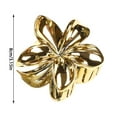thumbnail image 2 of Elegant Gold Silver Flower Plumeria Hair Clip for Women Girls Styling Accessories, 2 of 3
