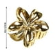thumbnail image 2 of Flor de plumeria dorada/plateada. Elegante pinza para el pelo. Pinzas grandes y pequeñas para cabello grueso y fino. Accesorios para peinar el cabello, 2 of 3
