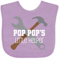thumbnail image 3 of Inktastic Poppop Little Helper Boys Baby Bib, 3 of 4