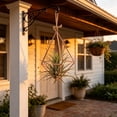 thumbnail image 6 of Geometric Air Plant Holder with Hanging Chain, Metal Hanging Tillandsia Holder, 3 Different Size Macrame Plant Holder, for Small Air Plants Indoor Garden Wall Decor, 6 of 6