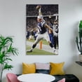 thumbnail image 6 of Rob Gronkowski Canvas Poster Posters Art Print Wall Photo Paint Poster Hanging Picture Family Bedroom Decor Gift 12x18inch(30x45cm), 6 of 6