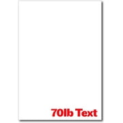 Blank White 7" x 10" Paper - Executive Size - 100 Sheet Pack